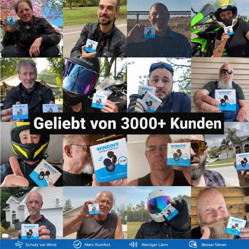 WindOff – Gehörschutz fürs Motorrad